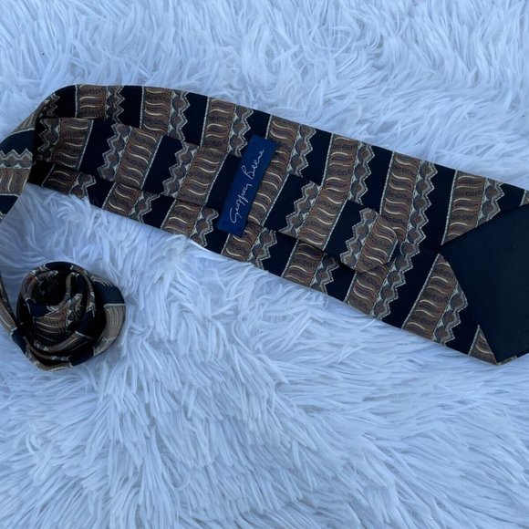 Geoffrey Beene Men Tie 100% Silk Neck Tie Classic Ties Made in USA - Picture 8 of 12